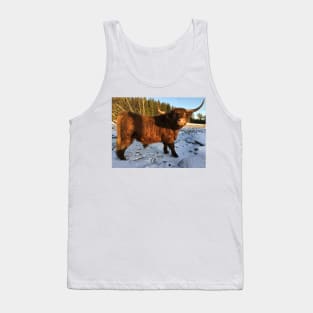 Scottish Highland Cattle Bull 2258 Tank Top